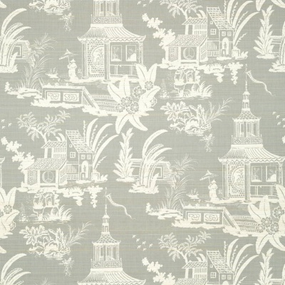 Thibaut Empress Court Wallpaper in Grey